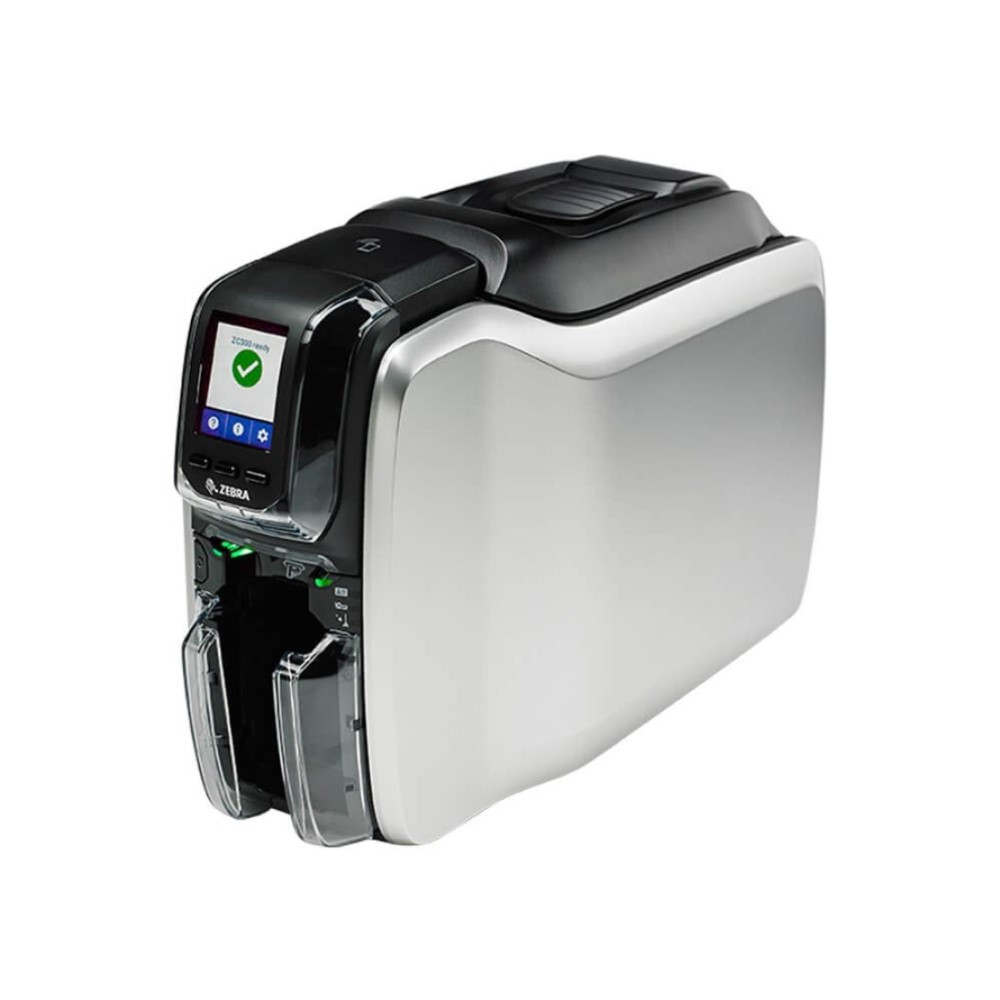 0065868 Zebra ZC 300 Μονής Όψης - USB/Ethernet - Εκτυπωτές Πλαστικών Καρτών - Image 1